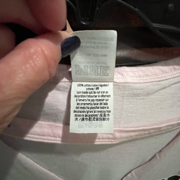 PINK Victoria Secrets size small but fits like medium color: light pink - Picture 2 of 4